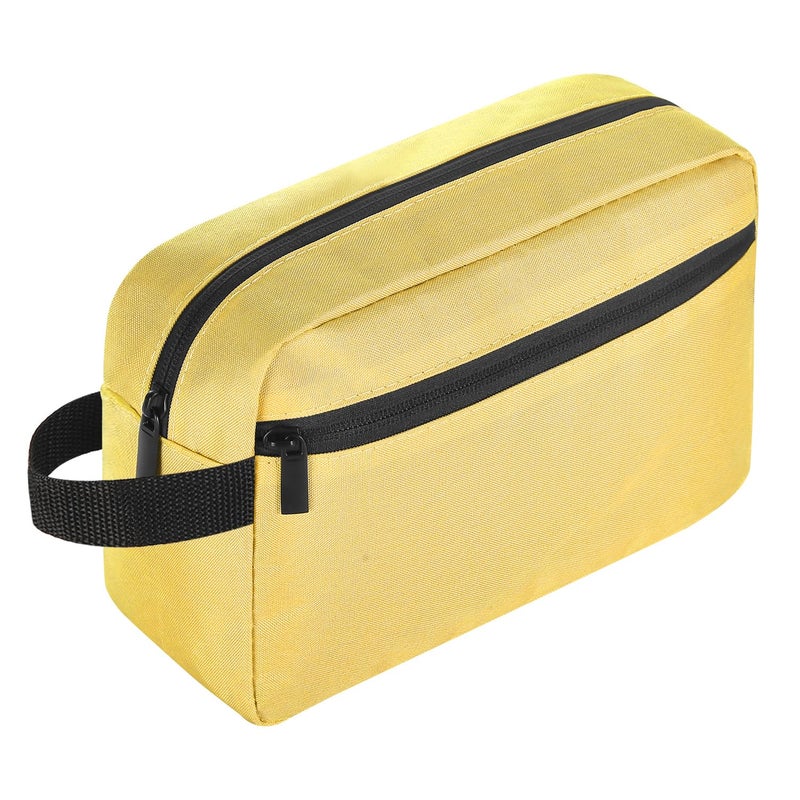 Icramsy Travel Toiletry bag Toiletry bag for women men Hanging Cosmetic bag Travel accessories for Women Men (Yellow) - Image 1